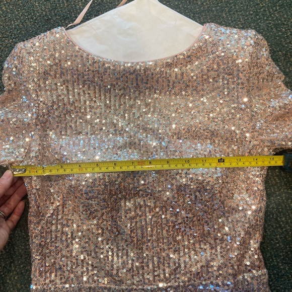 Eliza J blush ombré sequin gown - Picture 8 of 9